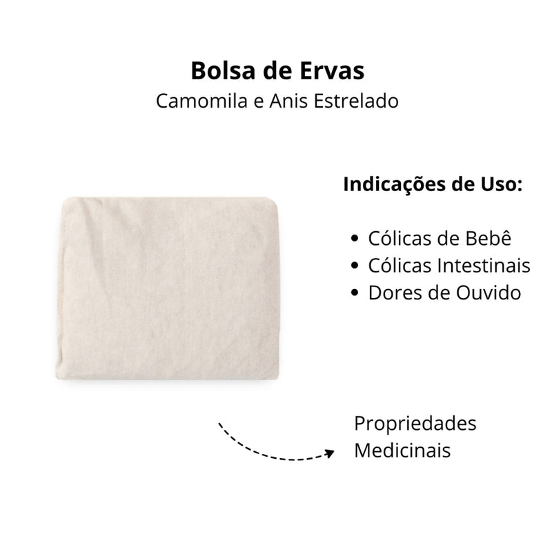 Faixa Térmica com Ervas Naturais para Bebê.