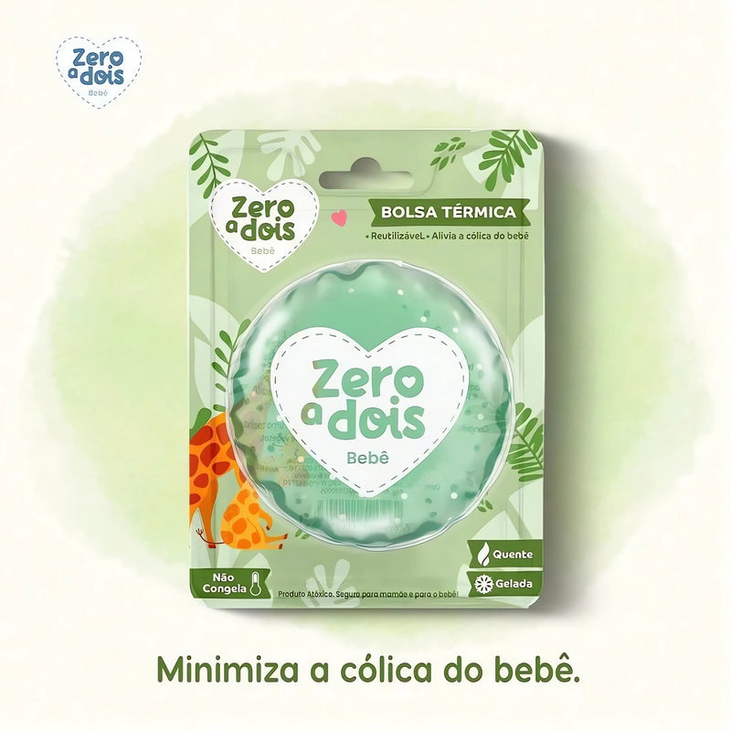 Bolsa Térmica em Gel para Cólica de Bebê – Alívio Natural de 0 a 2 Anos