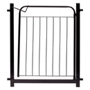 Grade de Proteção para Portas em metal preto, ideal para segurança em ambientes domésticos