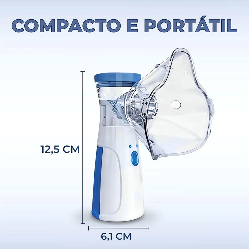 Inalador e Nebulizador Ultrassônico Portátil - Alívio e Conforto na Palma da Mão