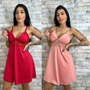 Kit 2 Camisolas de Amamentação em vermelho e rosa, ideal para mães, com design prático e confortável