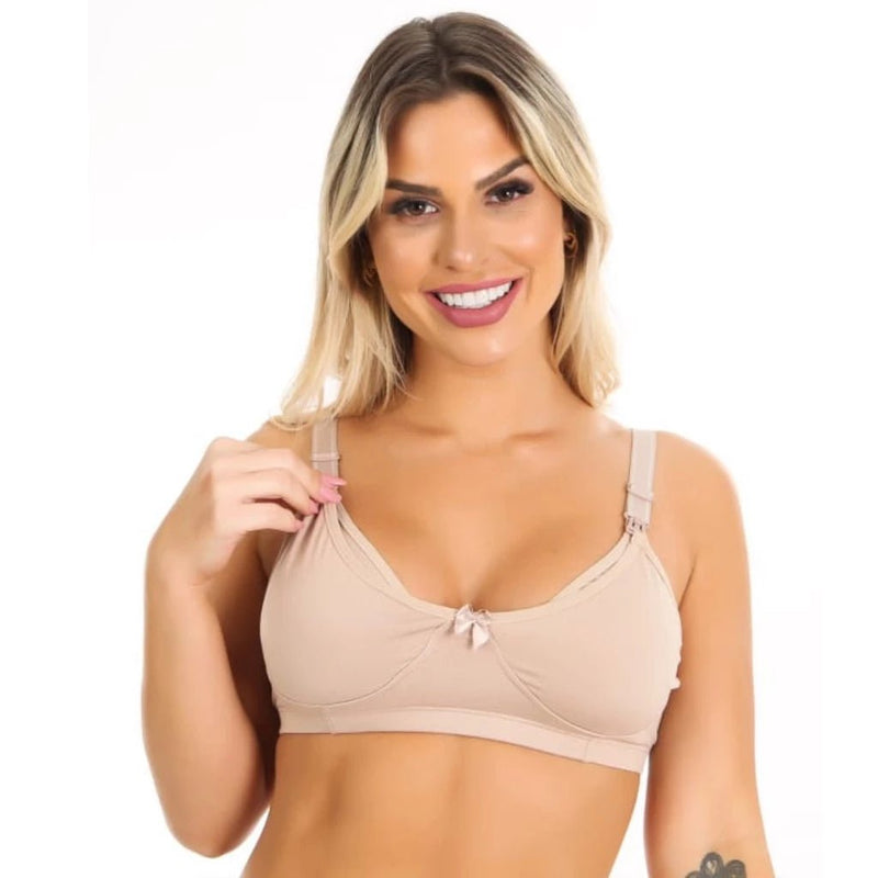 Kit 2 Sutiãs Amamentação Com Alça Reforçado.
