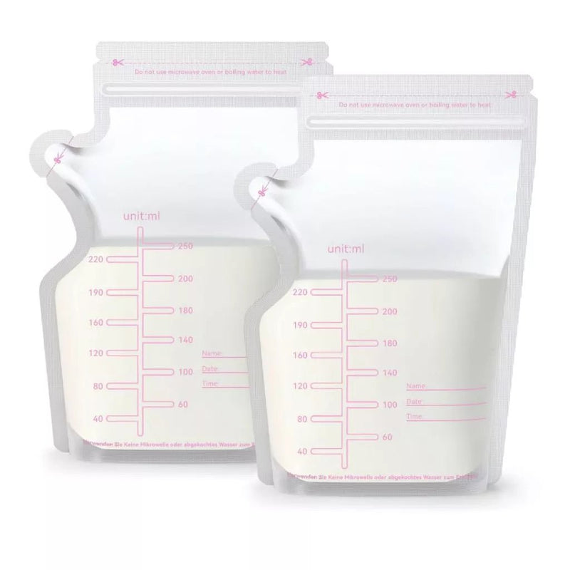 Kit 30 Sacos de Armazenamento de Leite Materno 250mL.