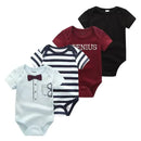 Body Bebê 100% Algodão Manga Curta Bebilu - 3 a 12 Meses