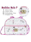 Kit Bolsa e Mala Maternidade PomPom com design feminino e medidas práticas para mães modernas