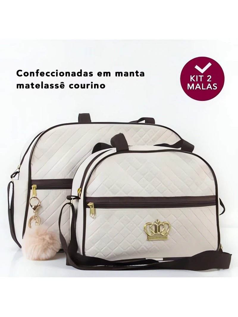 Kit Bolsa Saída Maternidade Completo e Estiloso