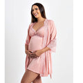 Kit Camisola e Robe de Amamentação.