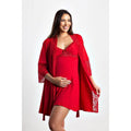 Kit Camisola e Robe de Amamentação.