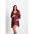 Kit Camisola e Robe de Amamentação.