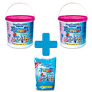 Kit com 2 Baldes de Lenços Fiesta com 600 lenços umedecidos para limpeza eficaz