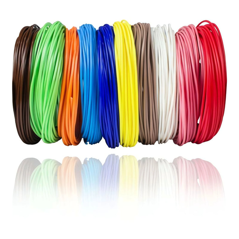 Kit de Refil Filamento ABS em várias cores para impressoras 3D, ideal para projetos criativos