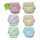 Kit Fraldas Reutilizáveis em várias cores: rosa, amarelo, branco, verde e azul para bebês ecologicamente sustentáveis