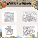 Kit Livro de Colorir Bobbie Goods com várias ilustrações para colorir e se divertir