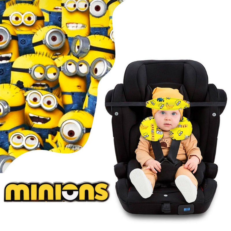Kit Conforto para Bebê: Almofada de Pescoço + Faixa de Apoio para Cabeça