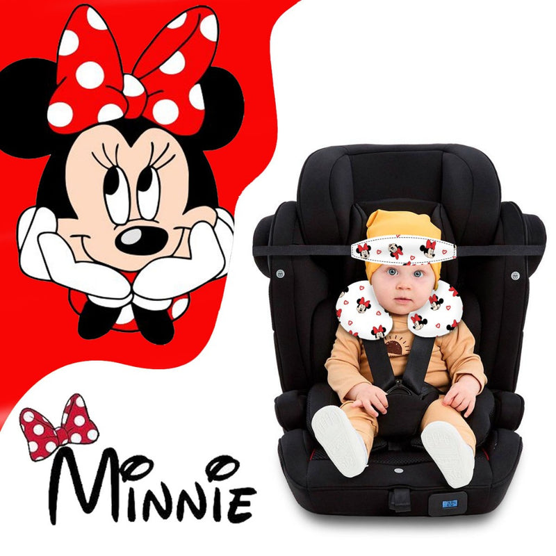Kit Conforto para Bebê: Almofada de Pescoço + Faixa de Apoio para Cabeça