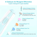 Lixa de Unhas Elétrica para Bebê com 6 cabeças de moagem para cuidados das unhas de crianças e adultos