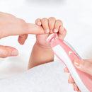 Lixa de Unhas Elétrica para Bebê em uso, suavizando as unhas delicadas do bebê com segurança