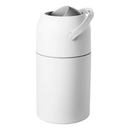 Lixeira Antiodor branca com design moderno e tampa para evitar odores indesejados