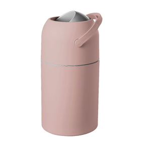 Lixeira Antiodor rosa com design moderno e tampa articulada para maior praticidade