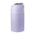 Lixeira Antiodor Meu Cheirinho Bom em roxo com design moderno e tampa com abertura prática