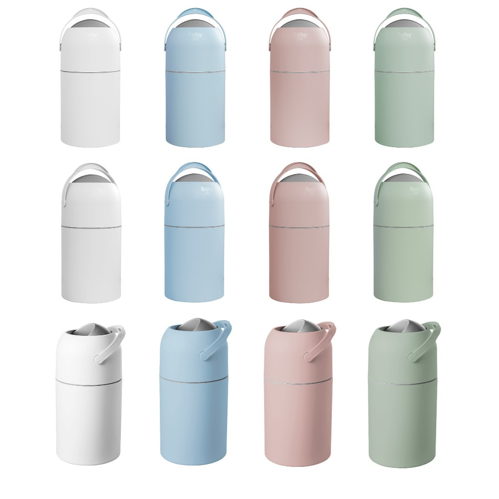 Lixeira Antiodor em diversas cores com design moderno e alça para transporte fácil