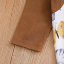 Macacão Infantil de Manga Longa Safari Baby 0 a 18 Meses