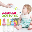 Mamadeira Baby Bottle Meu Cheirinho Bom com bico colorido para bebês sentados