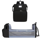 Mochila Bolsa Maternidade em preto, versátil e prática para transportar itens do bebê com facilidade