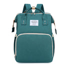 Mochila Bolsa Maternidade em Verde com Design Moderno e Espaço para Bebê e Maternidade