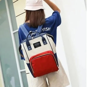 Mochila Maternidade Multifuncional em cores vibrantes, ideal para pais modernos e práticos