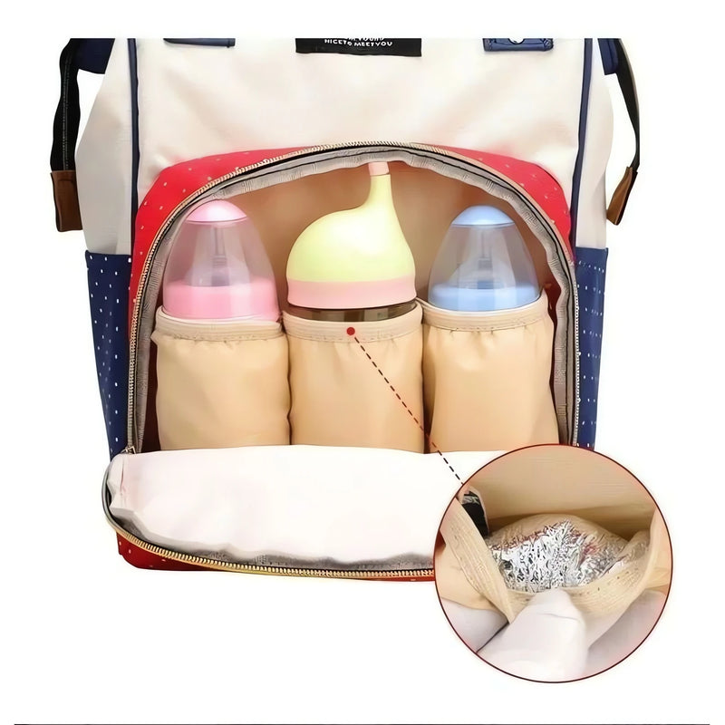Mochila Maternidade Multifuncional Premium – Impermeável, Ergonômica e Estilosa