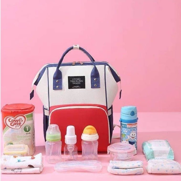Mochila Maternidade Multifuncional Premium – Impermeável, Ergonômica e Estilosa.