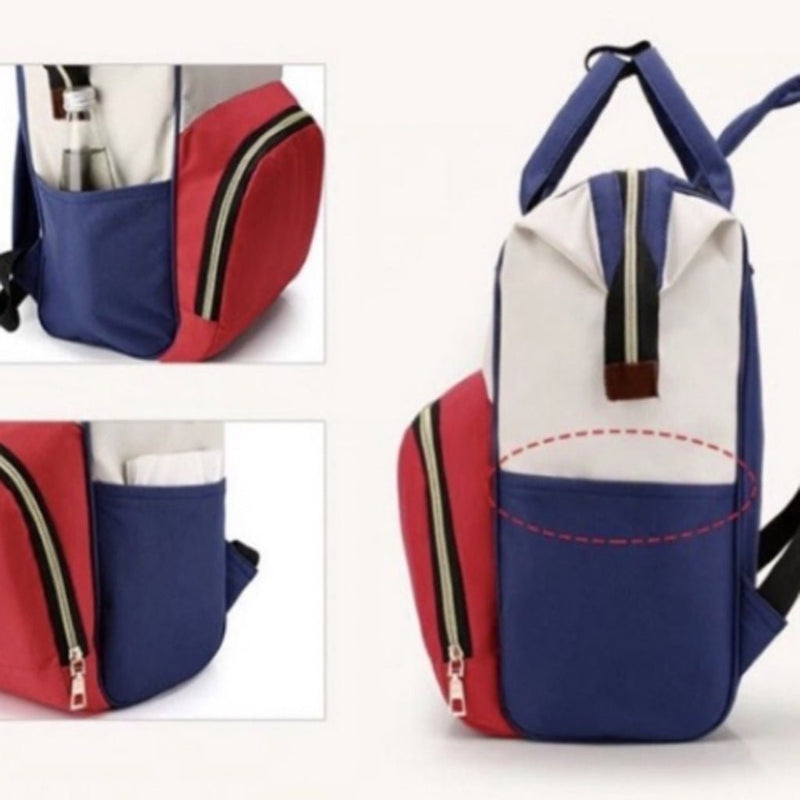 Mochila Maternidade Multifuncional Premium – Impermeável, Ergonômica e Estilosa.