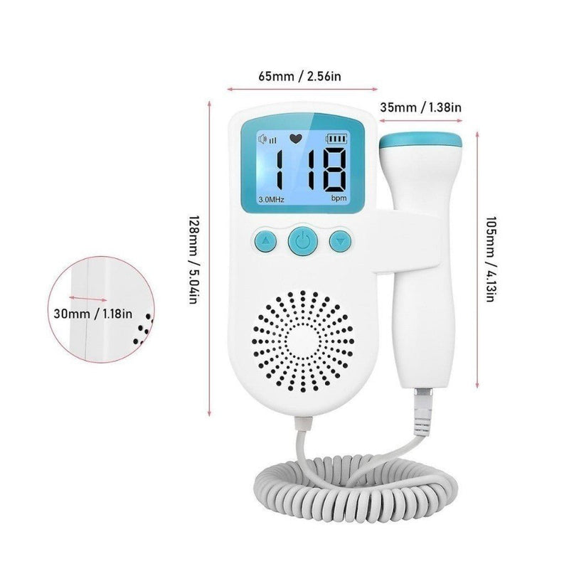 Monitor Fetal Doppler Portátil Para Gestantes.