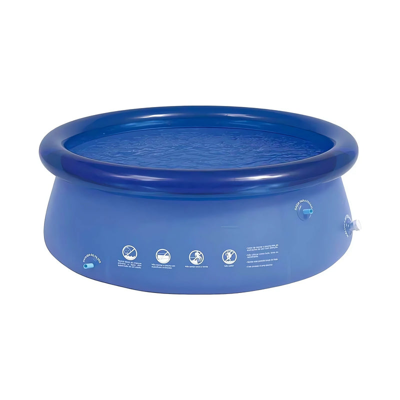 Piscina Inflável 1400L Redonda com Kit Reparo