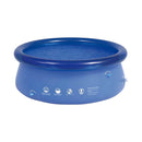 Piscina Inflável redonda azul, ideal para diversão em família e dias quentes de verão