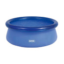 Piscina Inflável redonda em azul, ideal para diversão em dias quentes e perfeita para crianças