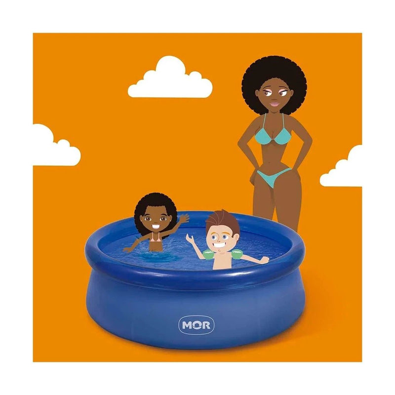Piscina Inflável Redonda de 1400 Litros com Kit Reparo – Refresque-se com Diversão e Praticidade.