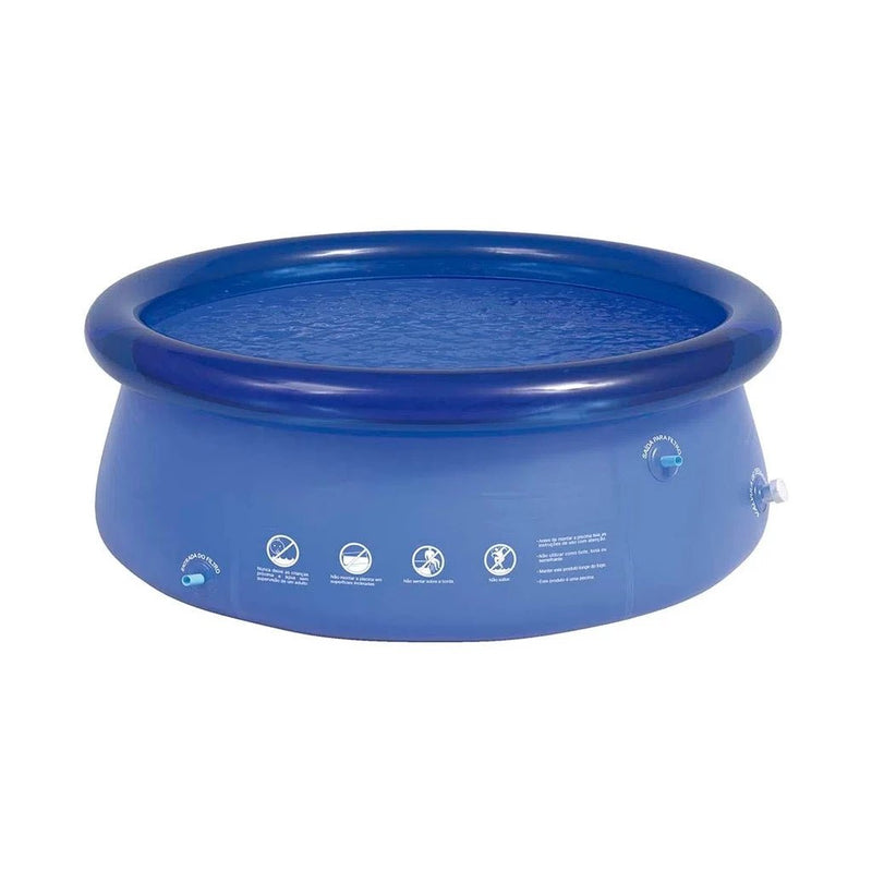 Piscina Inflável Redonda de 1400 Litros com Kit Reparo – Refresque-se com Diversão e Praticidade.