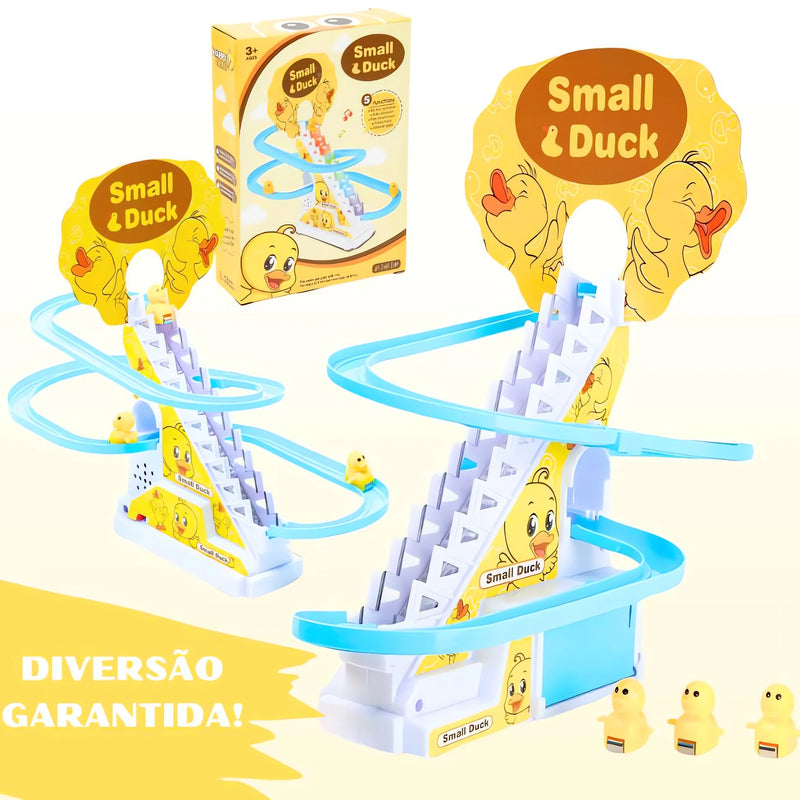 Pista Mágica Patinho Escorregador Musical com Luzes e Música