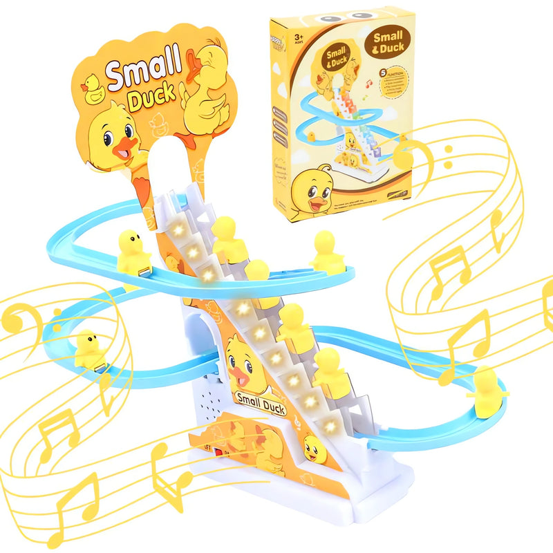 Pista Mágica Patinho Escorregador Musical com Luzes e Música