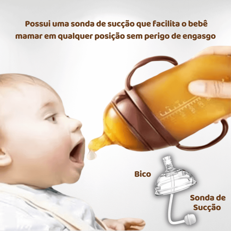 Mamadeira Tetadeira DeluxeBaby®- Imita Seio Materno
