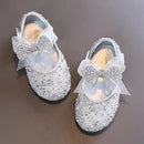 Sapatilha Infantil com Lantejoulas e Laço