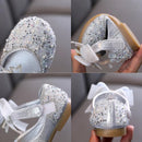 Sapatilha Infantil com Lantejoulas e Laço