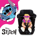 Kit Almofada de Pescoço colorido para carro, com design divertido de Stitch da Disney para conforto infantil
