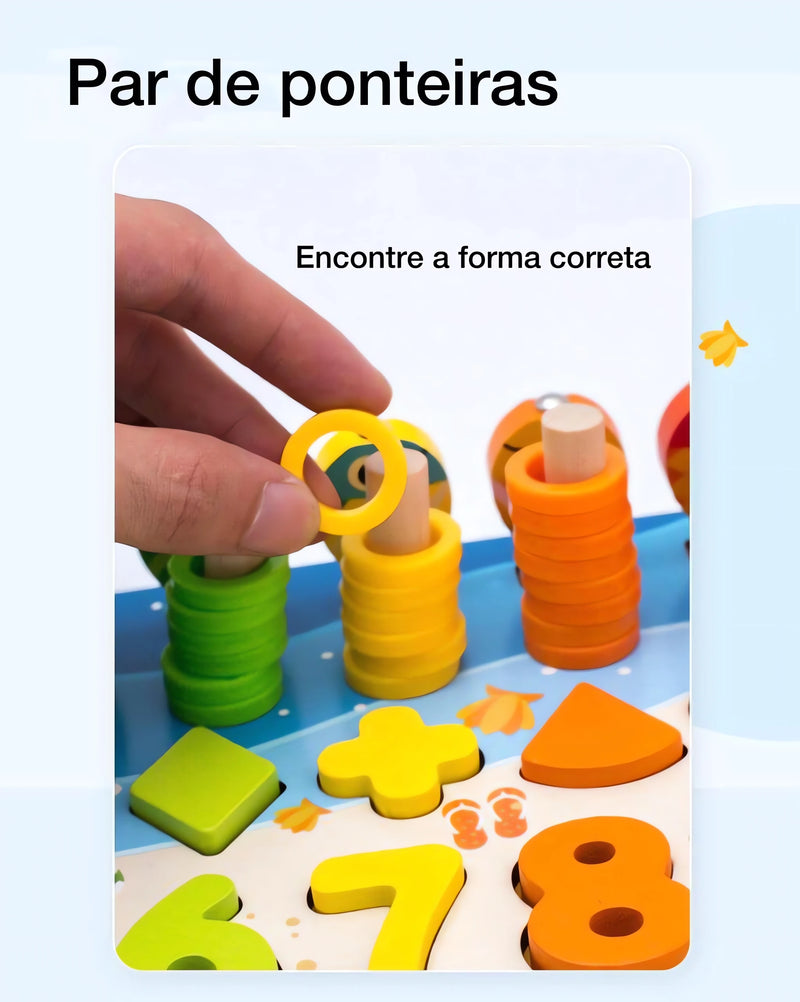 Tabuleiro Educacional Matemática Infantil - Aprenda Brincando de Forma Divertida!