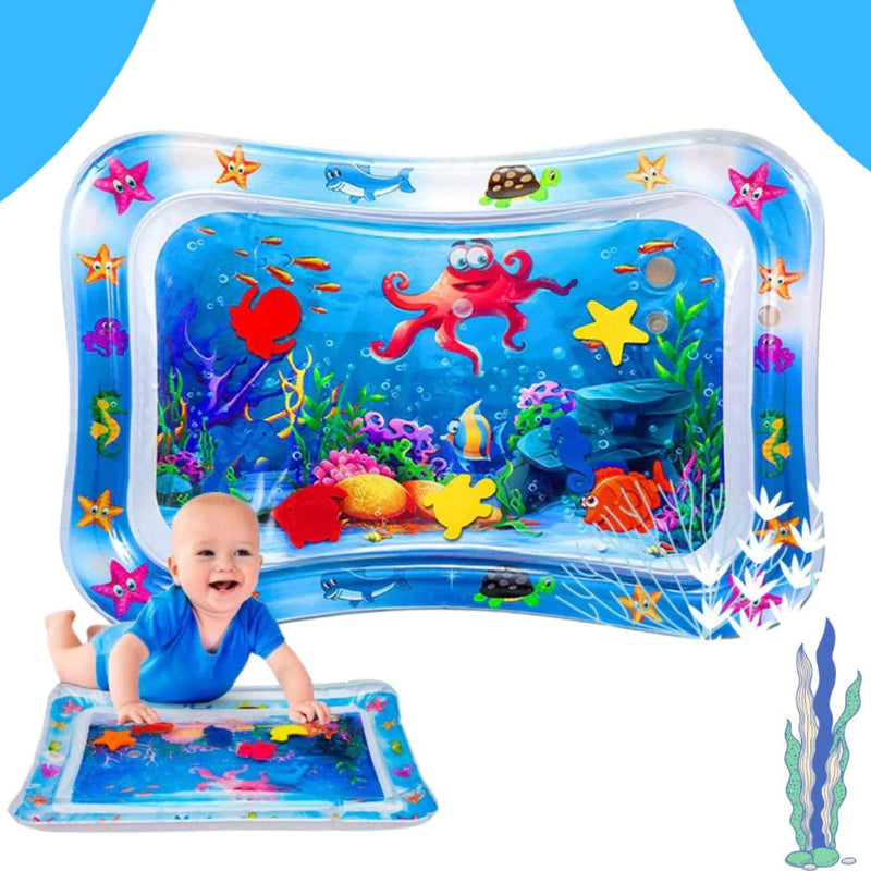 Tapete Inflável de Água para Bebê – Esteira Sensorial Divertida e Segura para Meninos e Meninas.