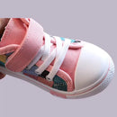 Tênis Infantil para Meninas Xadrez Antidarrapante e Respirável