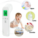 Termômetro Infravermelho digital com tela LCD, ideal para medir a temperatura de crianças e alimentos
